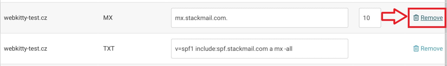 Nastavení Email Profi od Seznamu krok 5