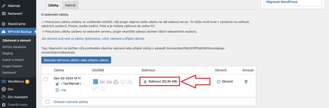 Aktualizace webu - krok 10