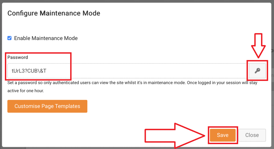 Režim údržby - Maintenance Mode - krok 9